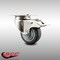 Service Caster 3 Inch 316SS Thermoplastic Rubber Swivel Top Plate Caster with Total Lock Brake SCC-SS316TTL20S314-TPRB - alternate 5